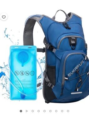 Hydration Pack Backpack by GUERSSUN in Blue